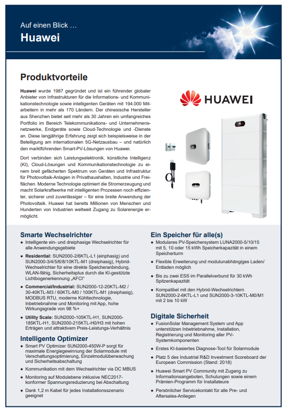 Huawei SUN2000-450W-P Optimierer für L1/M1/M2