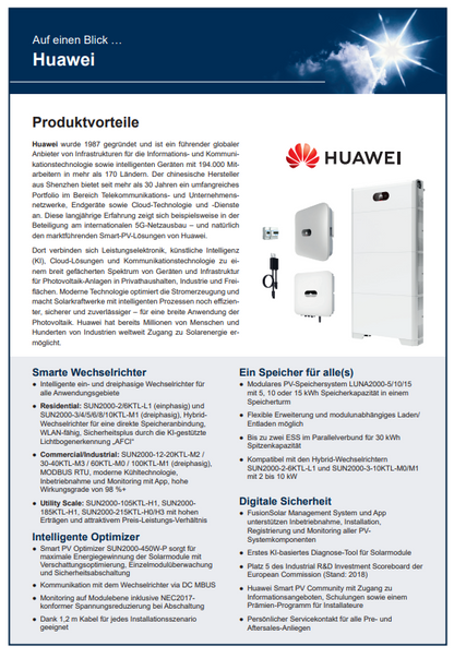 Huawei SUN2000-450W-P Optimierer für L1/M1/M2