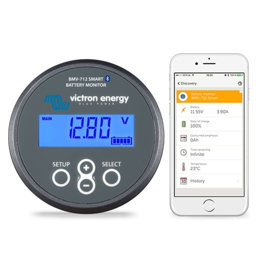 Victron Batterie Monitor BMV-712 Smart mit Meßshunt 6,5 - 95V DC