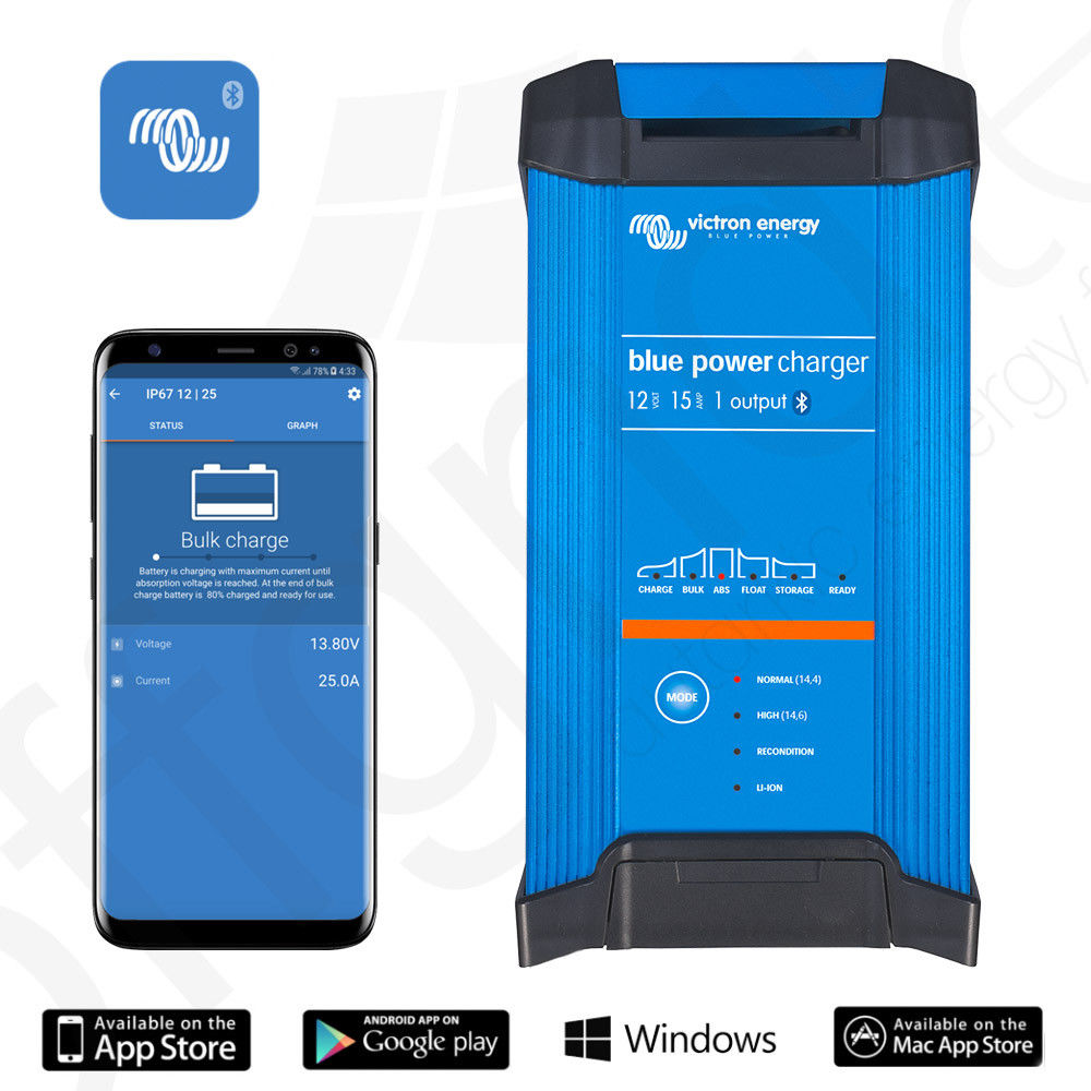 Victron Blue Smart IP22 12/15(1) 12V 15A Batterieladegerät