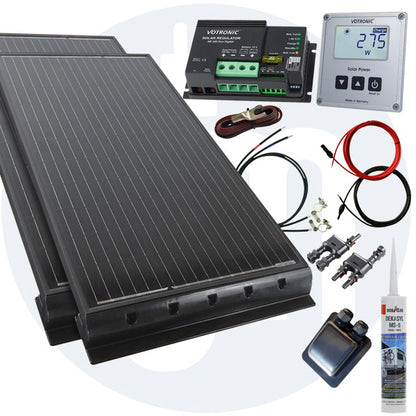 200 Watt Wohnmobil Solaranlage Votronic PWM oder MPPT in weiß oder schwarz