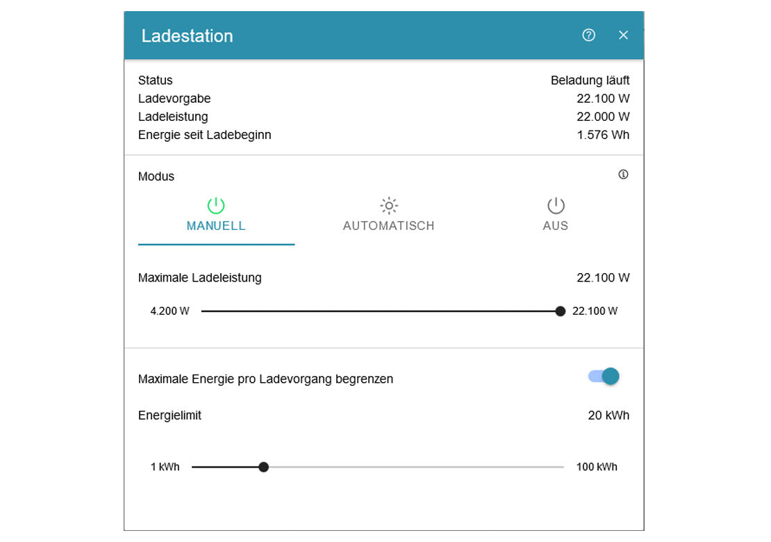 Fenecon FEMS App DC Ladestation