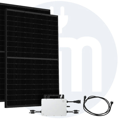 Balkonkraftwerk 860W HMS-800W-2T Bifazial Full Black