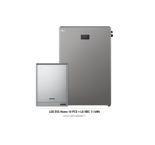 LGE ESS Home 10 PCS + LG HBC 11 kWh