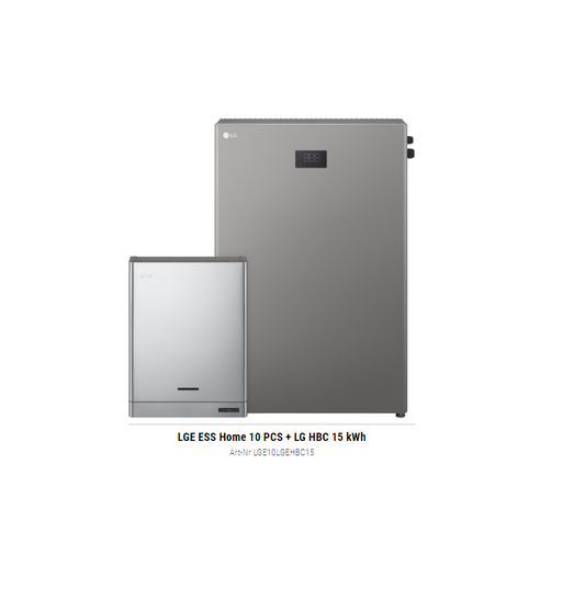 LGE ESS Home 10 PCS + LG HBC 15 kWh