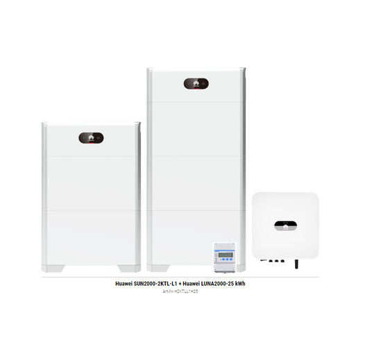 Huawei SUN2000-2KTL-L1 + Huawei LUNA2000-25 kWh
