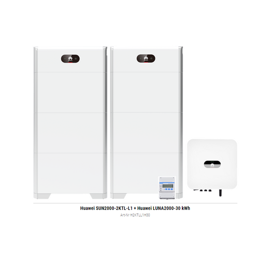 Huawei SUN2000-2KTL-L1 + Huawei LUNA2000-30 kWh