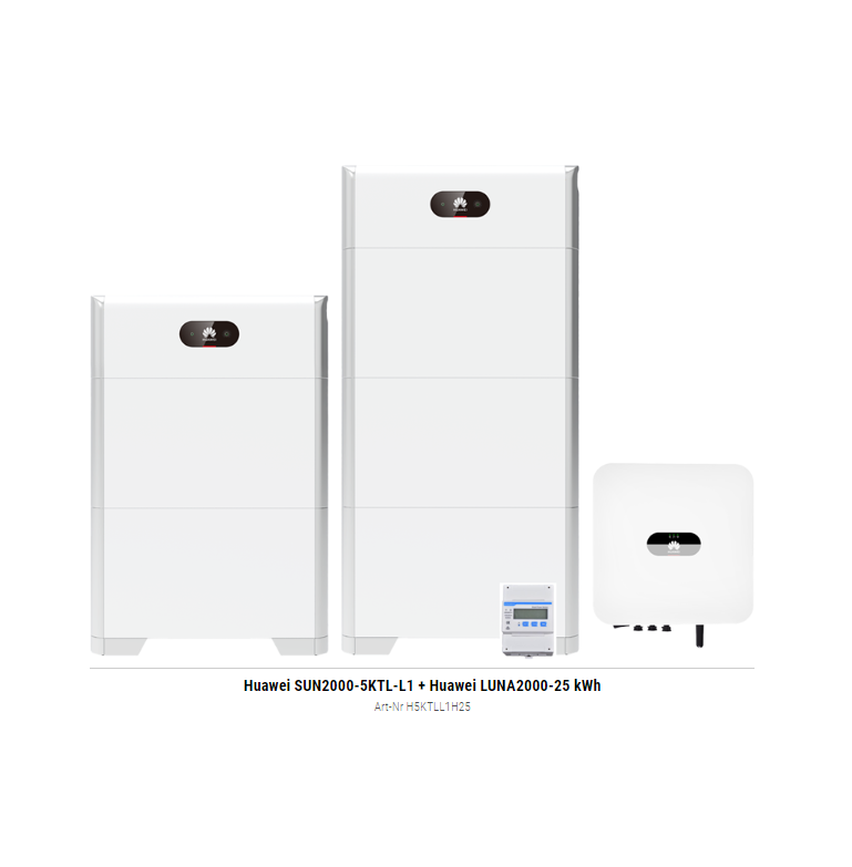 Huawei SUN2000-5KTL-L1 + Huawei LUNA2000-25 kWh