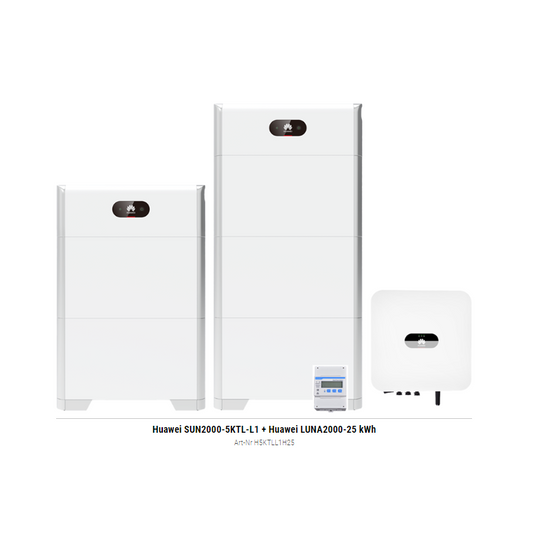 Huawei SUN2000-5KTL-L1 + Huawei LUNA2000-25 kWh