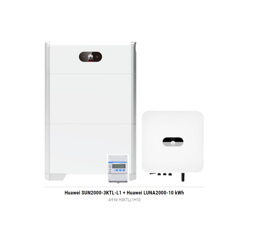 Huawei SUN2000-3KTL-L1 + Huawei LUNA2000-10 kWh