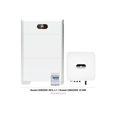 Huawei SUN2000-3KTL-L1 + Huawei LUNA2000-10 kWh