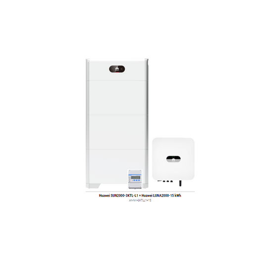 Huawei SUN2000-3KTL-L1 + Huawei LUNA2000-15 kWh
