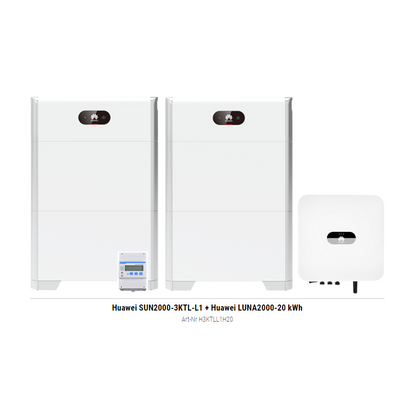 Huawei SUN2000-3KTL-L1 + Huawei LUNA2000-20 kWh