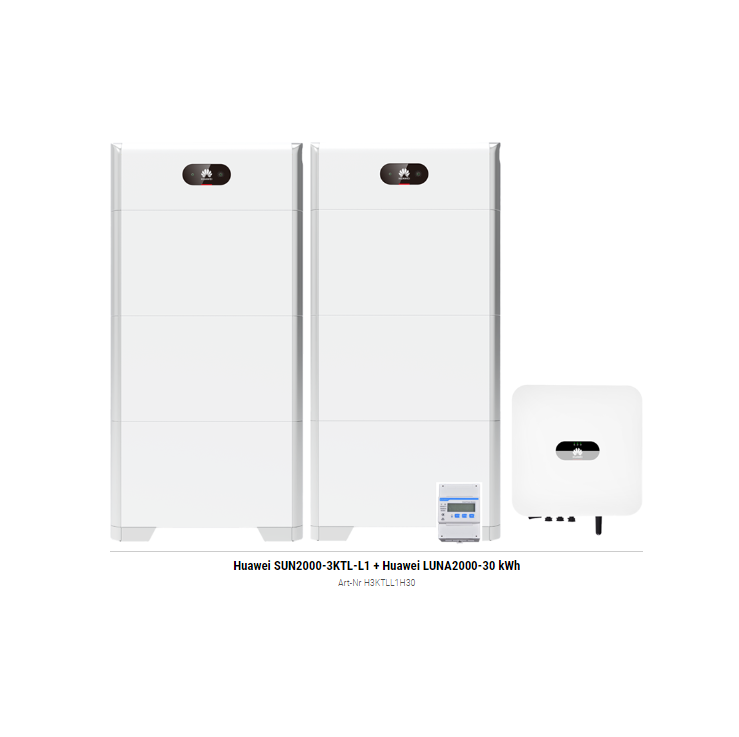 Huawei SUN2000-3KTL-L1 + Huawei LUNA2000-30 kWh