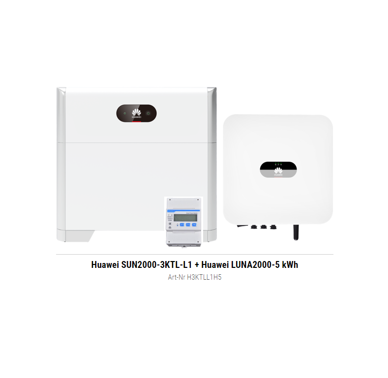 Huawei SUN2000-3KTL-L1 + Huawei LUNA2000-5 kWh