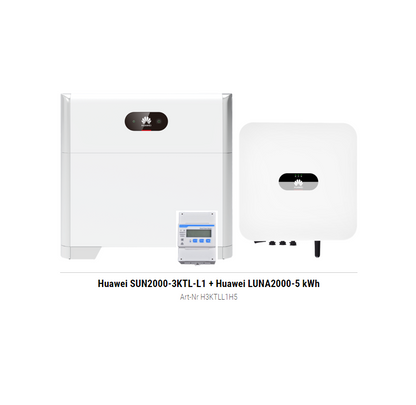 Huawei SUN2000-3KTL-L1 + Huawei LUNA2000-5 kWh