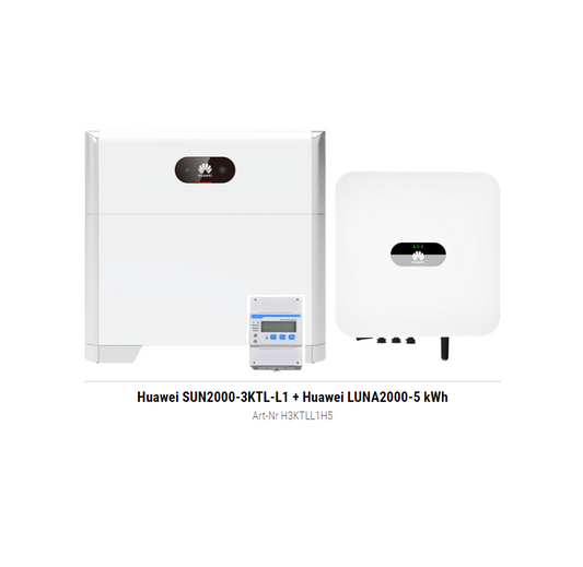 Huawei SUN2000-3KTL-L1 + Huawei LUNA2000-5 kWh