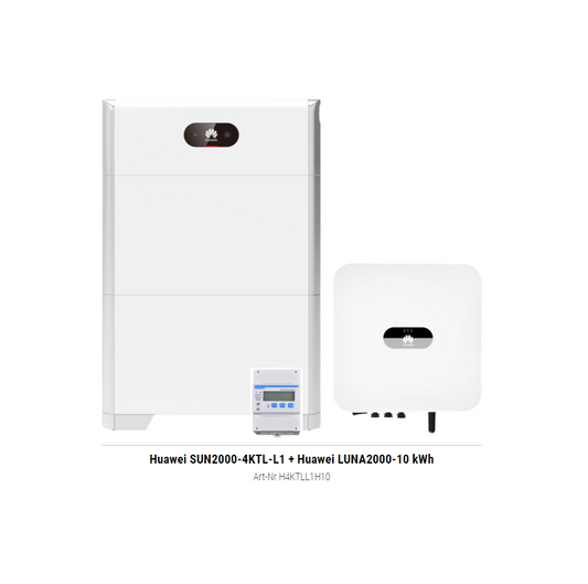 Huawei SUN2000-4KTL-L1 + Huawei LUNA2000-10 kWh