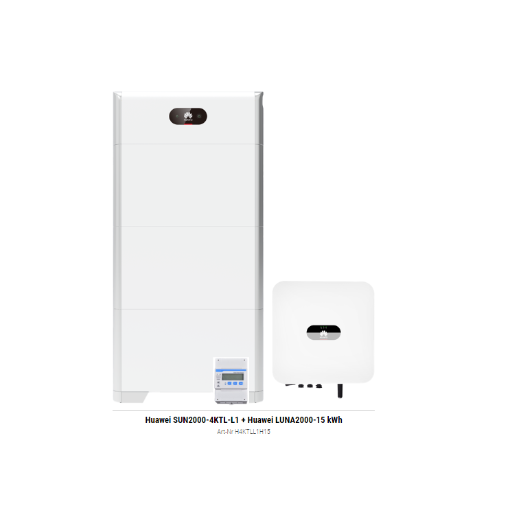 Huawei SUN2000-4KTL-L1 + Huawei LUNA2000-15 kWh