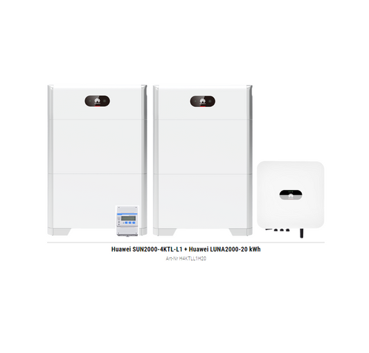 Huawei SUN2000-4KTL-L1 + Huawei LUNA2000-20 kWh
