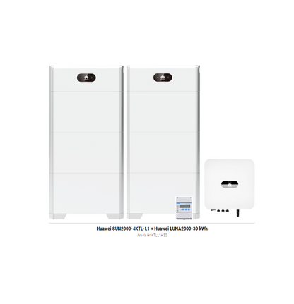 Huawei SUN2000-4KTL-L1 + Huawei LUNA2000-30 kWh