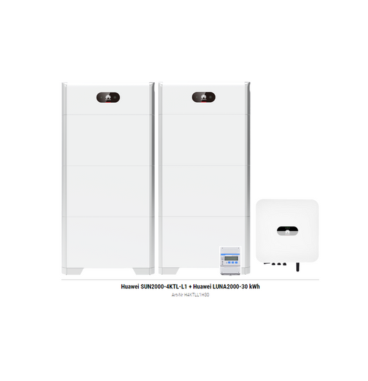 Huawei SUN2000-4KTL-L1 + Huawei LUNA2000-30 kWh