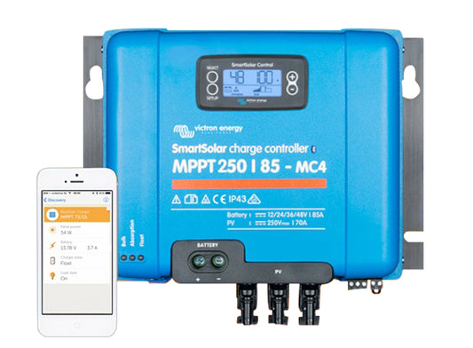 Victron SmartSolar MPPT 250/60 mit Display und MC4 Anschluss