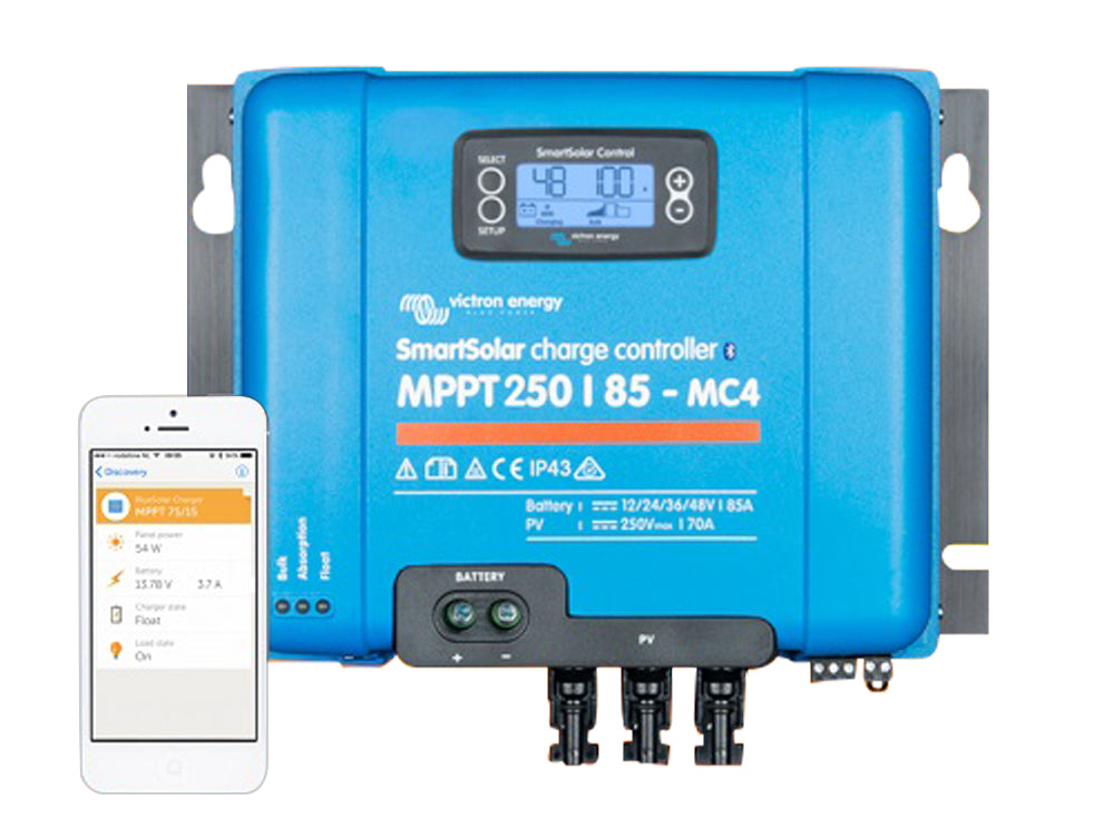 Victron SmartSolar MPPT 250/70 mit Display und MC4 Anschluss